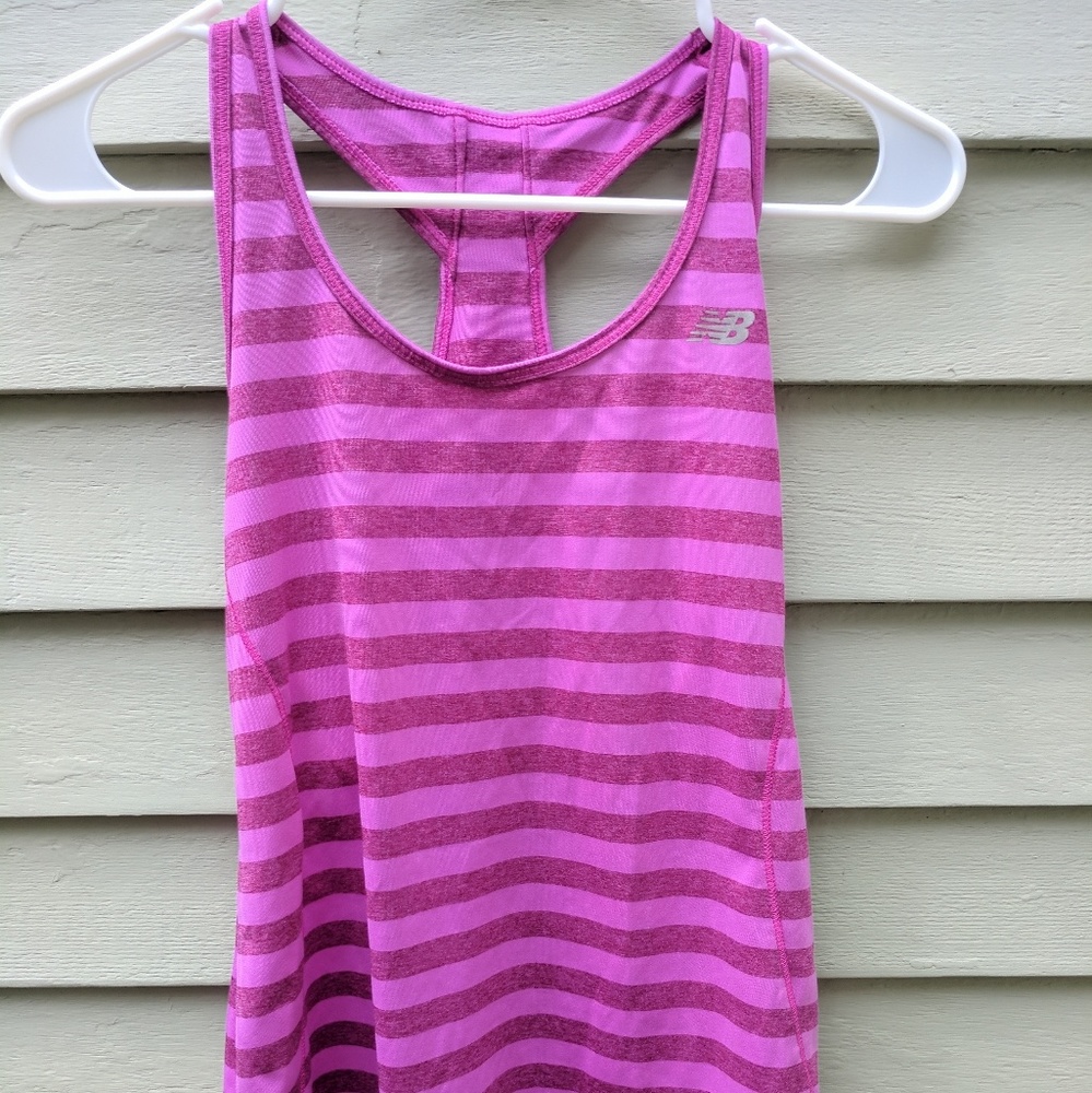 Pink/purple athletic tank top